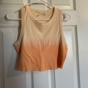 Tie dye cropped tank